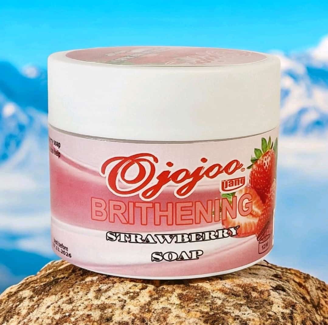 Ojojoo Brightening Strawberry Soap